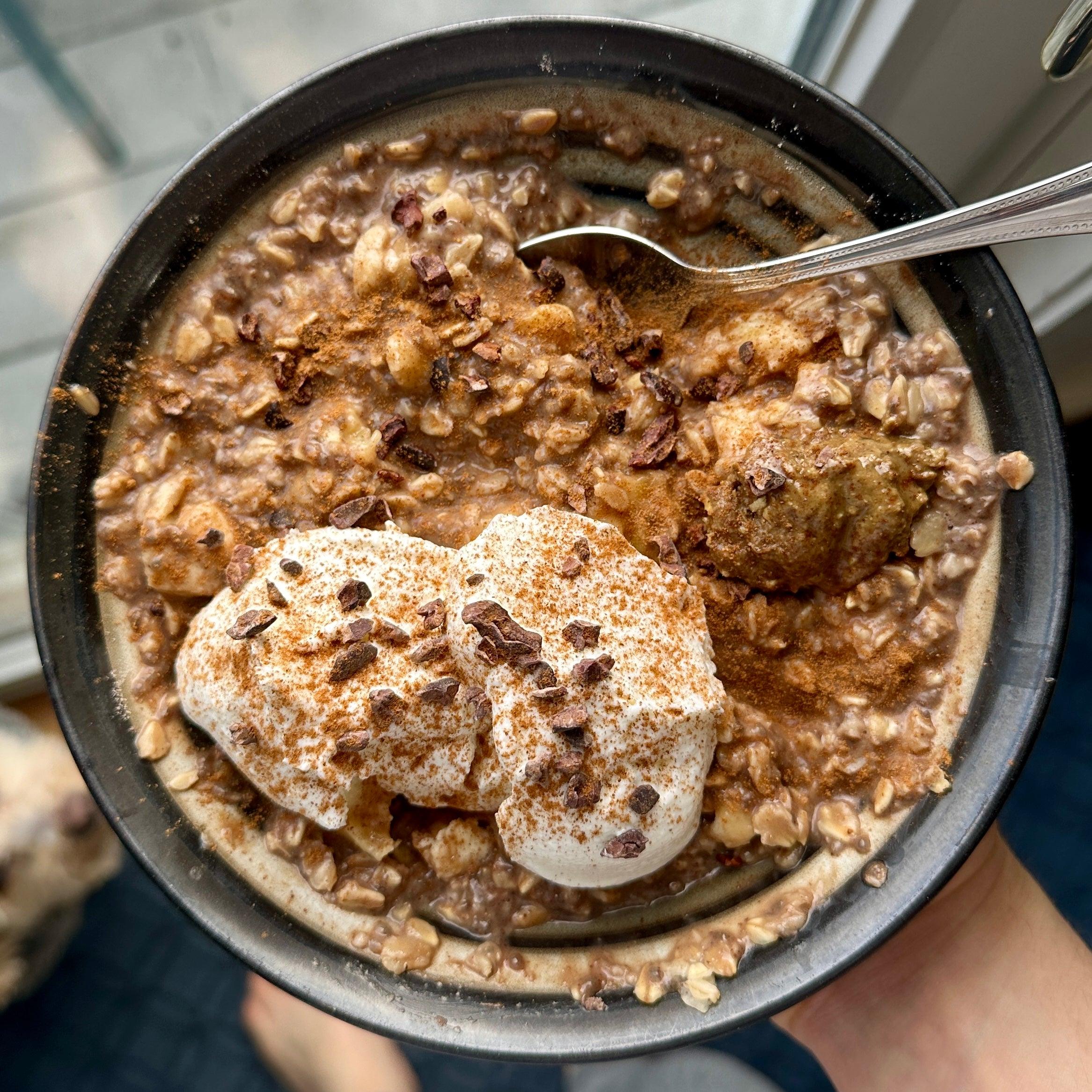 Creamy Banana-Chia Oatmeal with Seed Butter
&ndash; Mixed Up Foods