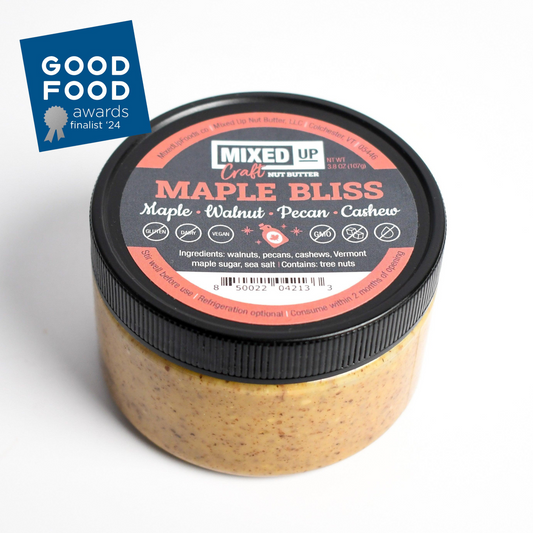 "Maple Bliss" - Maple, Walnut & Pecan Nut Butter - 3.8 oz