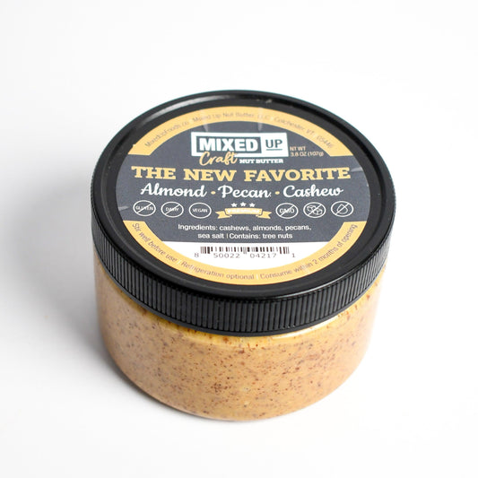 Almond, Pecan, and Cashew Nut Butter - "The New Favorite" - 3.8 oz - Mixed Up Foods