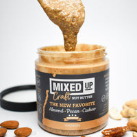 Almond, Pecan, and Cashew Nut Butter - "The New Favorite" - 8 oz - Mixed Up Foods