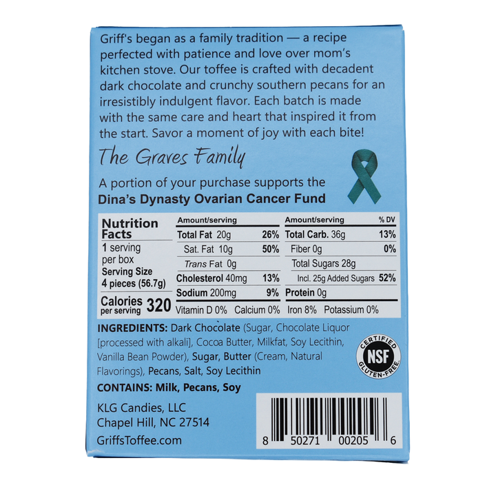 Griff's Pecan Toffee - 2 oz