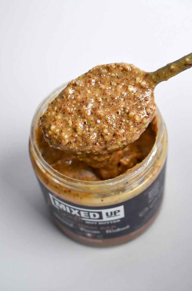 Almond, Pecan, and Walnut Nut Butter - "The High Bar" - 8 oz - Mixed Up Foods