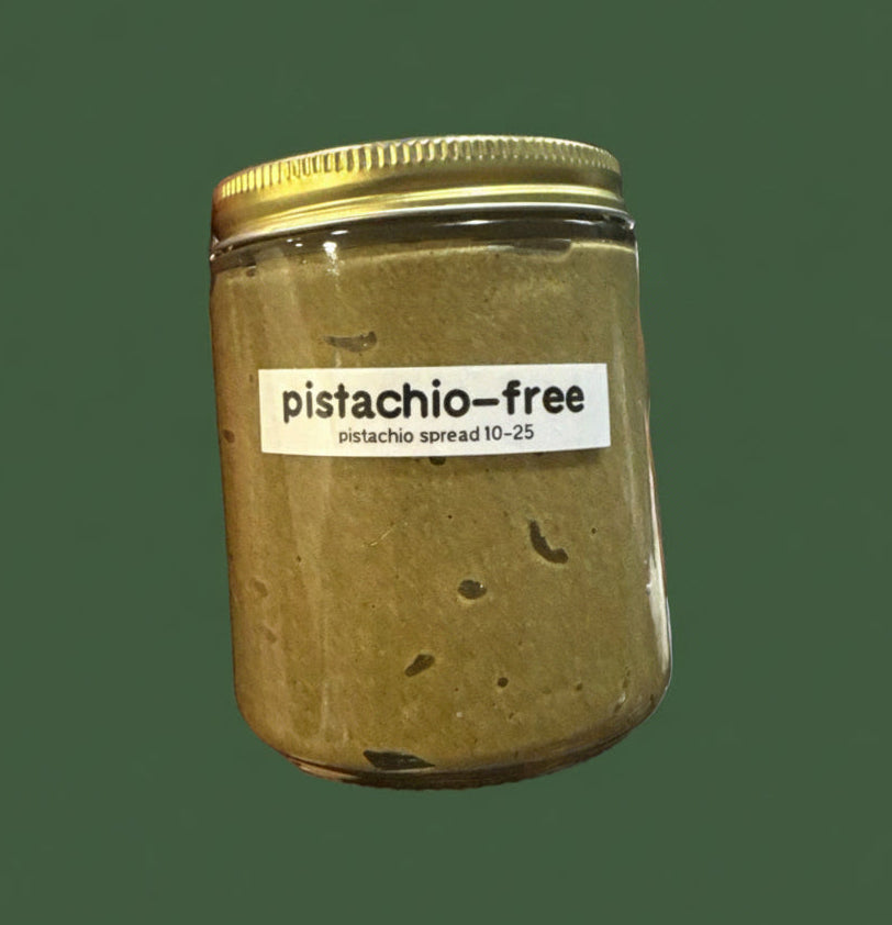 Pistachio-Free Pistachio Spread (Nut-Free Pepita Spread) - 8.5 oz Glass