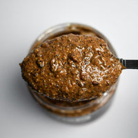 Crunchy Cacao Nib & Coffee Nut Butter with Maple Sugar & Vanilla Bean - "Mud Season" - 3.8 oz - Mixed Up Foods