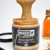 Vermont Maple, Cashew, and Pecan Nut Butter with Vanilla Bean - "Maple Creemee" - 8 oz - Mixed Up Foods