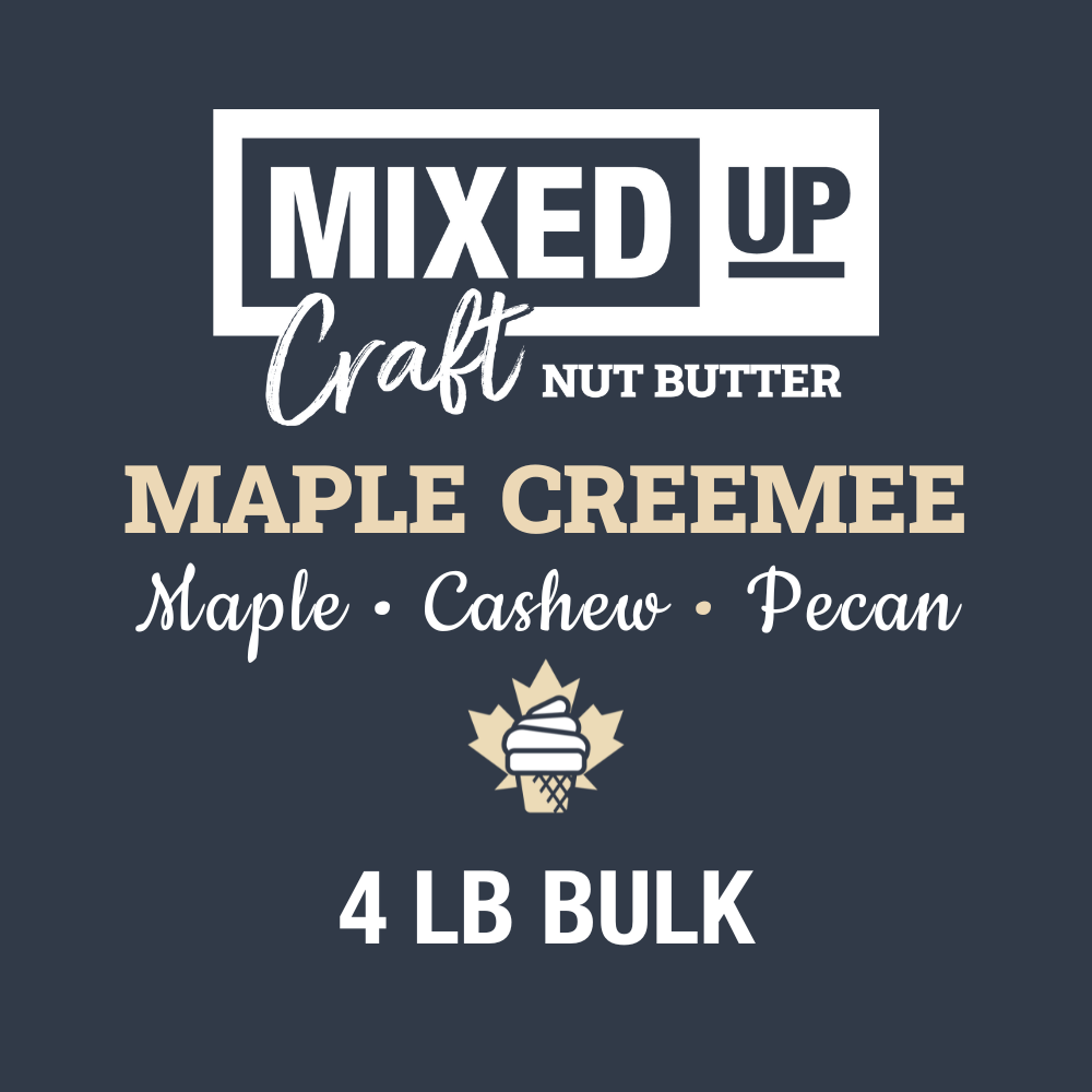 "Maple Creemee" - Vermont Maple, Cashew, and Pecan Nut Butter with Vanilla Bean - 4 lb