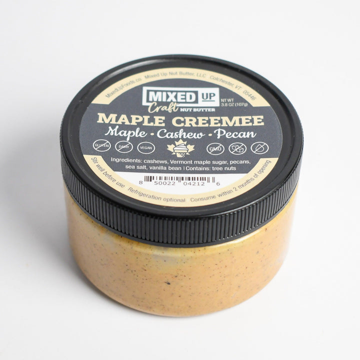 Vermont Maple, Cashew, and Pecan Nut Butter with Vanilla Bean - "Maple Creemee" - 3.8 oz