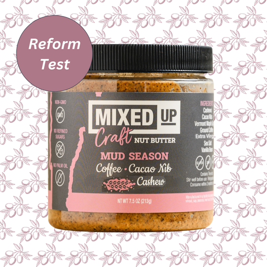 "Mud Season" (LIMITED REFORMULATION TEST) - Crunchy Cacao Nib & Coffee Nut Butter - 7.5 oz
