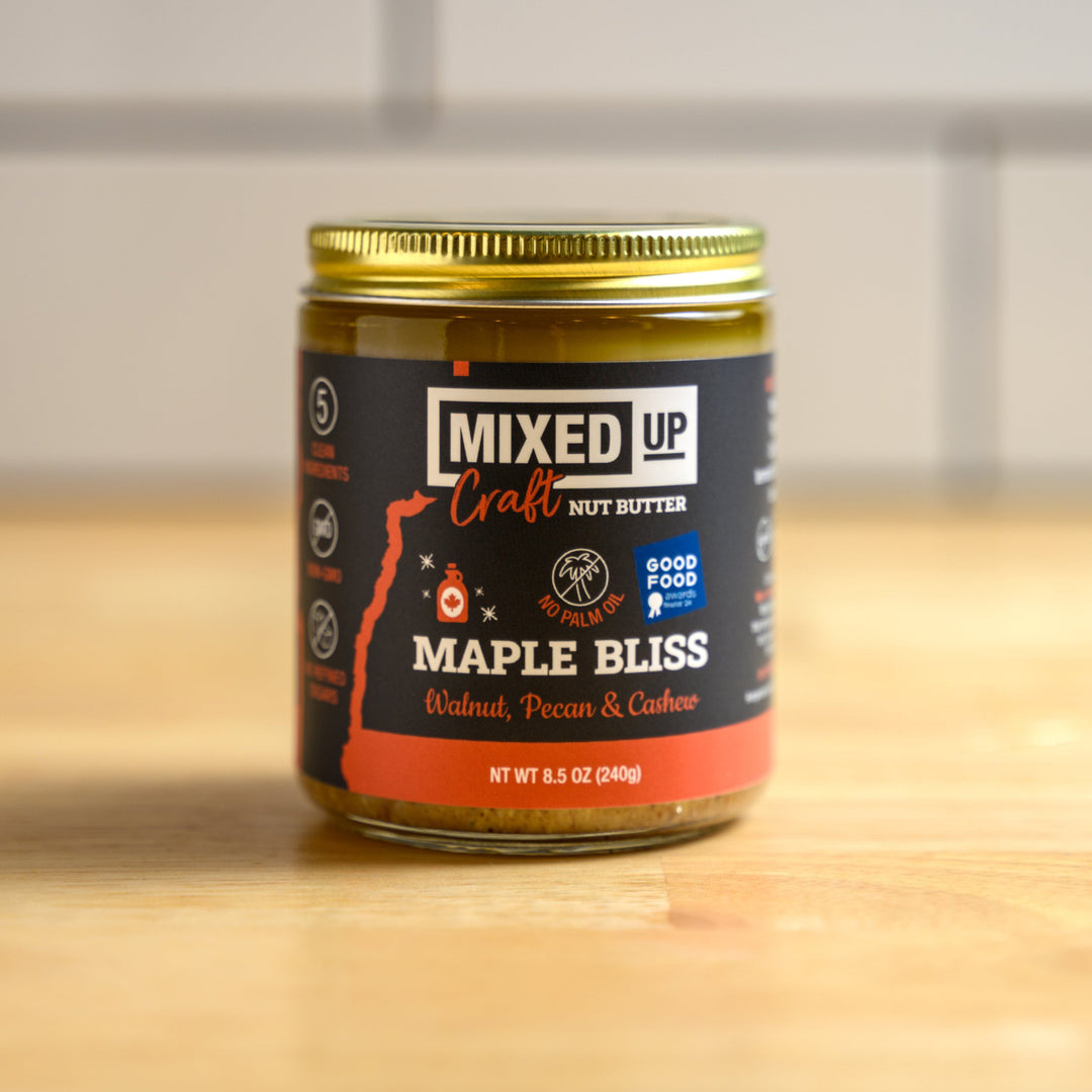 jar of maple nut butter