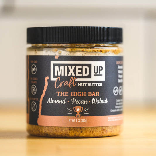 Almond, Pecan, and Walnut Nut Butter - "The High Bar" - 8 oz